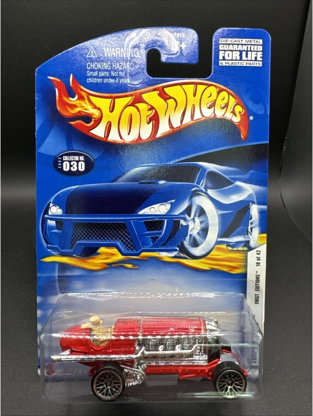 Torpedo Jones In Red 2002 Hot Wheels First Editions 18/42 Collector #030